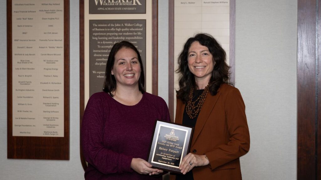Kelsey Parpart, Faculty-Led Study Abroad MVP Award