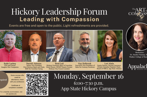 Hickory Leadership Forum flyer