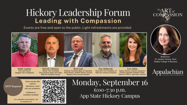 Hickory Leadership Forum flyer