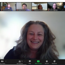 Dr. Lori Medders on Zoom call 
