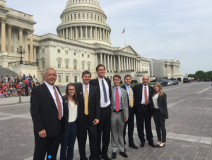 Group in Front of the Capitol Building in Washington, D.C.