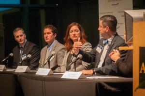 panel of speakers at the Every Second Matters Insurance Symposium