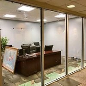 Glass Wall Installed