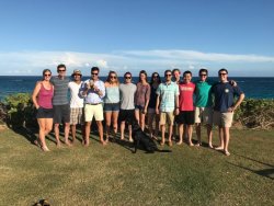 students during trip to Bermuda